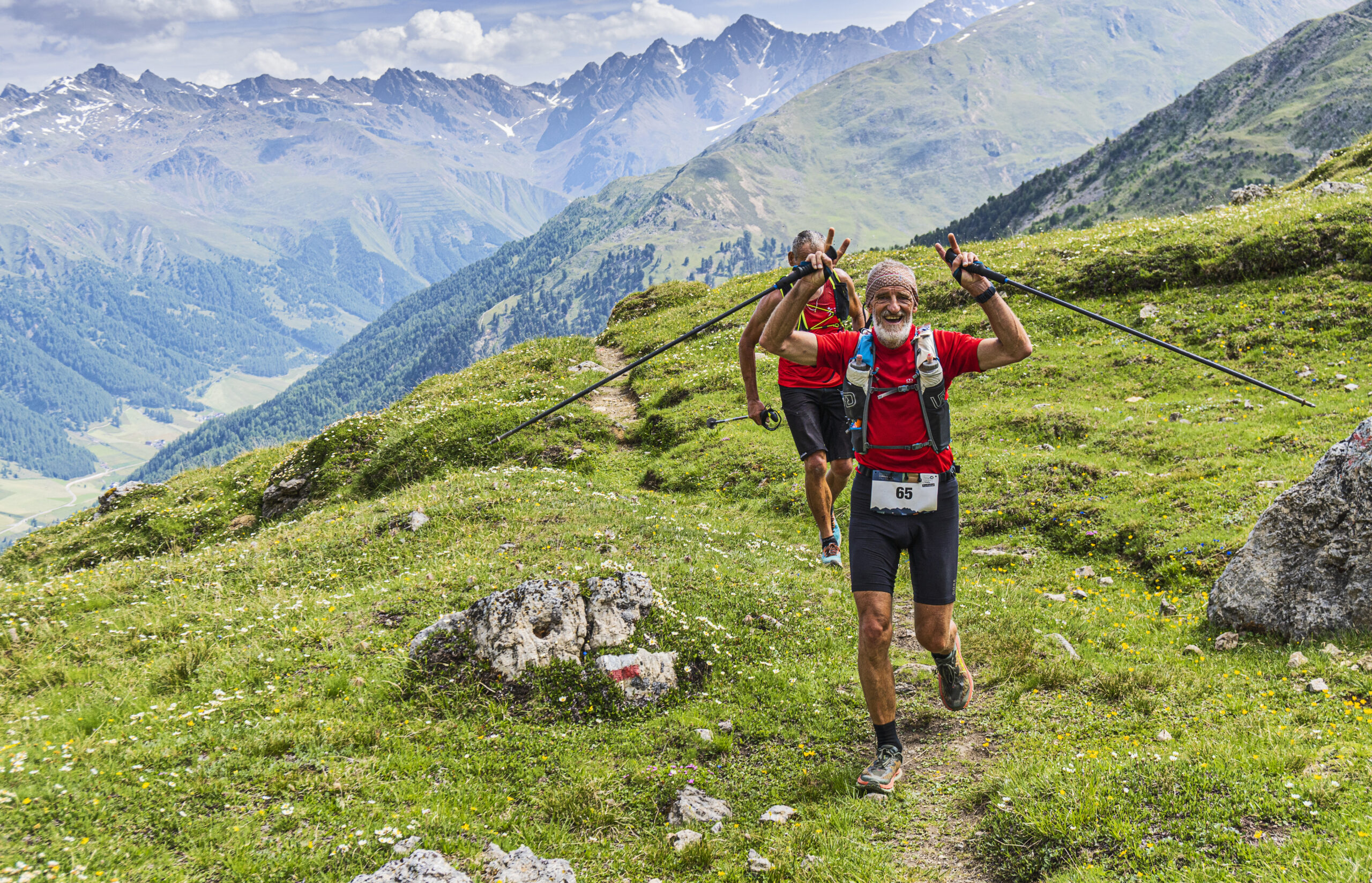 Trailrunning Reschenpass - Langtauferer Höhenweg